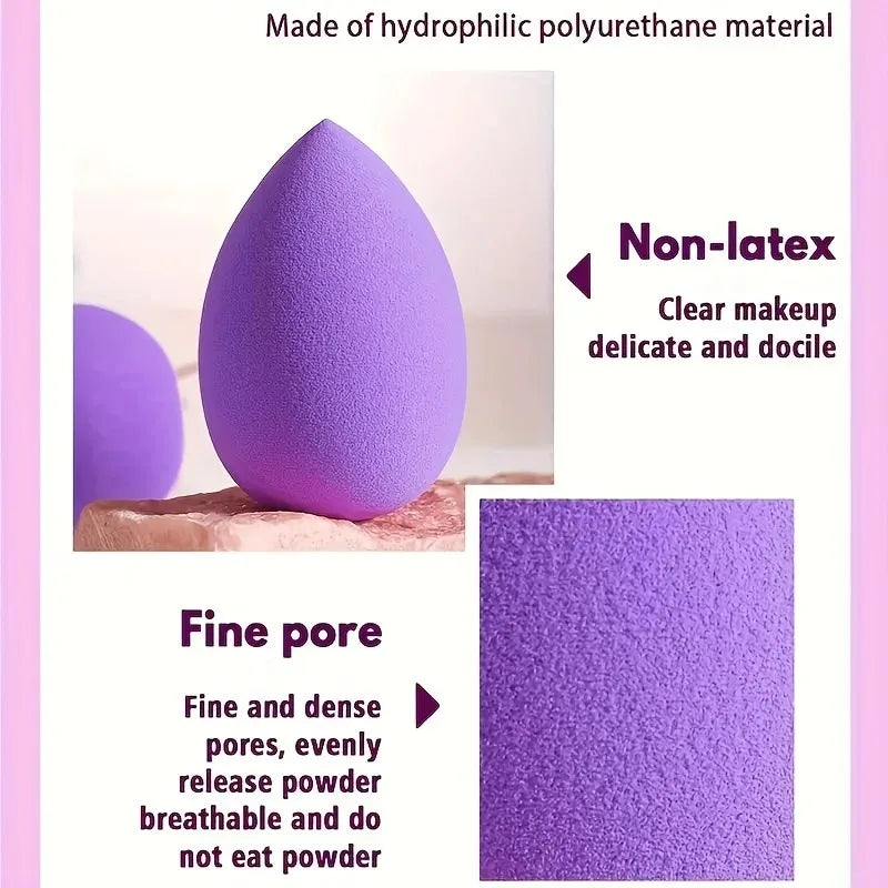 12PCS Makeup Sponge Set – Soft Beauty Blender Kit for Foundation, Powder & Blush – Flawless Makeup Tools