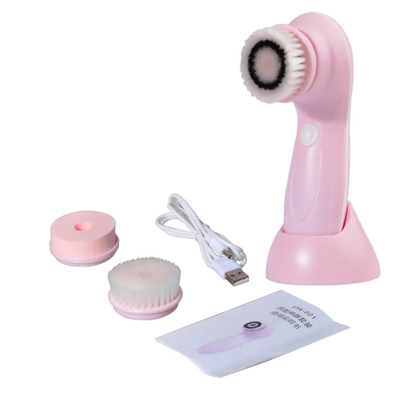 VibrantGlow Facial Cleansing Brush