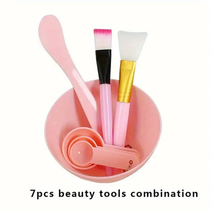 7-Piece Face Mask Mixing Set Easy, Mess-Free Skincare Application
