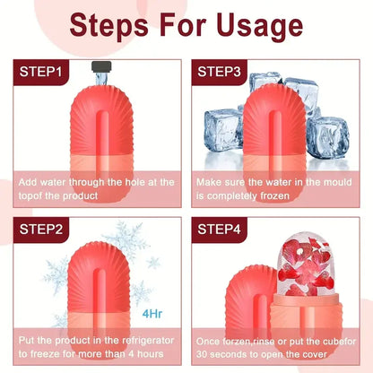 Silicone Cube Facial Ice Roller