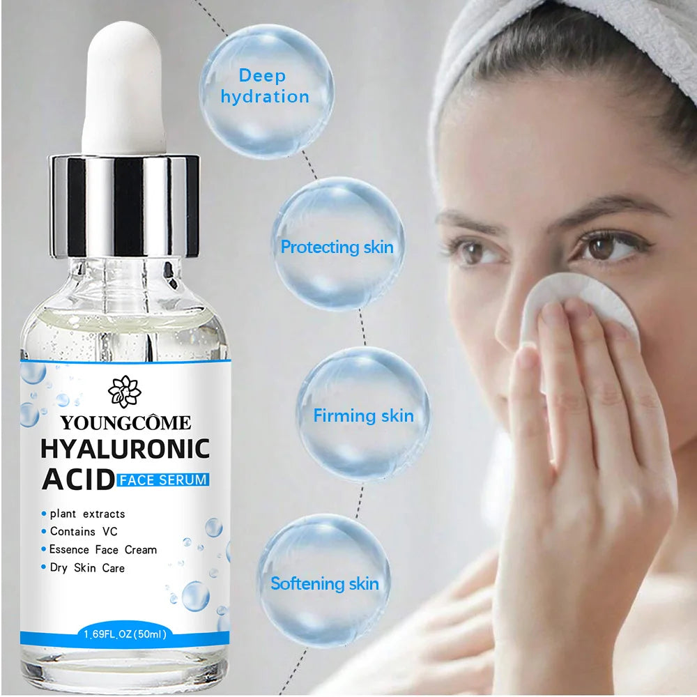 Hyaluronic Acid Facial Essence  Deep Hydration Serum for Smooth, Glowing Skin